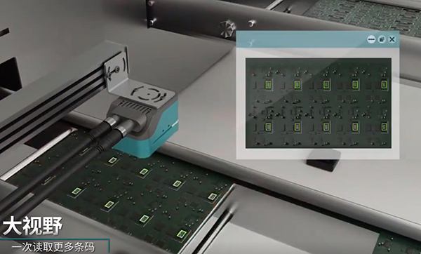 工業固定式讀碼器用于工廠的產線上，需要無人自動識別條碼